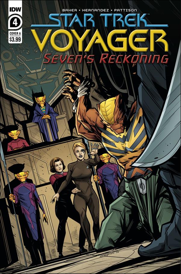 Star Trek: Voyager - Seven's Reckoning issue 4 Angel Hernandez Cover