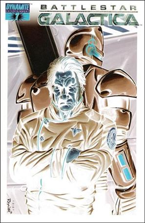 Battlestar Galactica (2006) issue 7-F Nigel Raynor Negative Cover