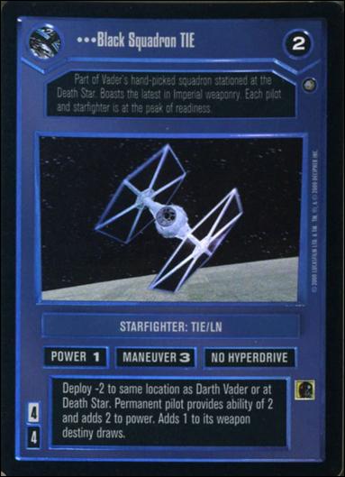Star Wars: Reflections II: Expanding the Galaxy (Base Set) card 67 Black Squadron TIE