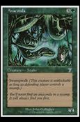 Magic the Gathering: 7th Edition (Base Set) card 229 Anaconda