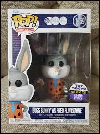 POP! Animation figure 1259 Bugs Bunny as Fred Flintstone 