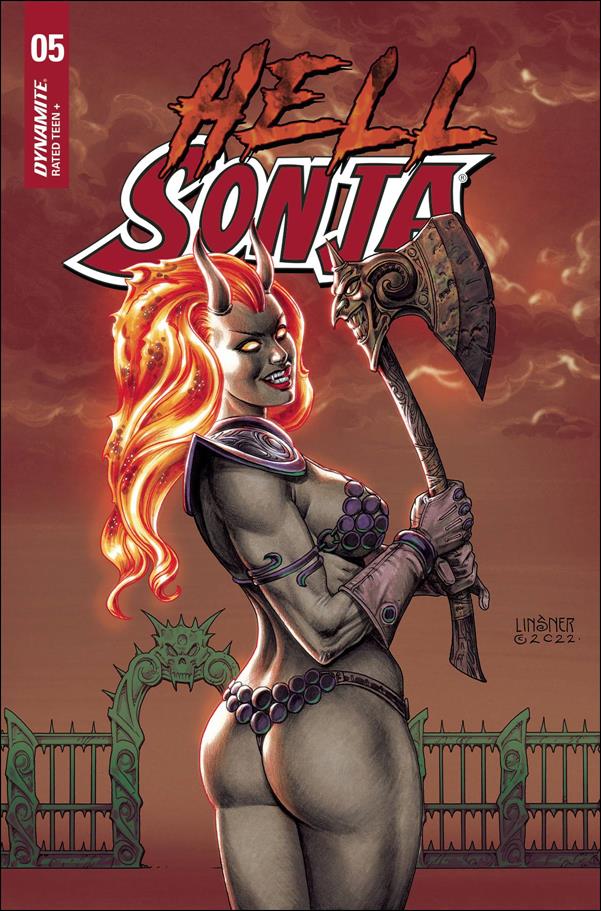 Hell Sonja issue 5-D Joseph Michael Linsner Cover