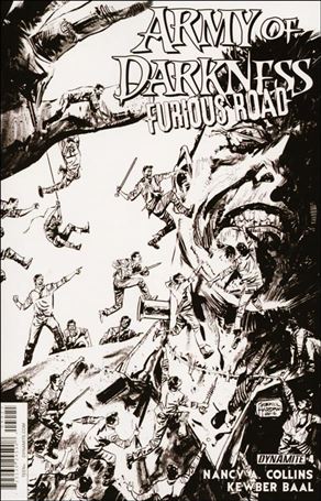 Army of Darkness: Furious Road issue 4-B Gabriel Hardman 1:10 B&W Cover