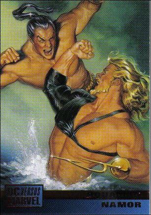 DC Versus Marvel / Marvel Versus DC (Base Set) card 46 Aquaman/Namor