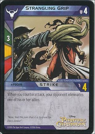 Pirates of the Caribbean - Dead Man's Chest (Base Set) card PDC016 Strangling Grip