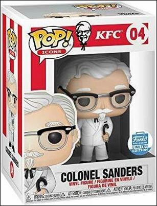 POP! Icons figure 4 Colonel Sanders (Cane) Funko Shop Exclusive