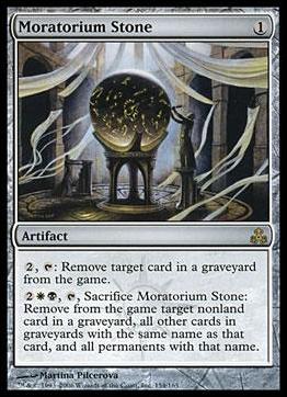 Magic the Gathering: Guildpact (Base Set) card 154 Moratorium Stone