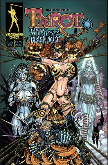 Tarot: Witch of the Black Rose issue 3 Tarot, Raven Hex & Crypt Chick Cover