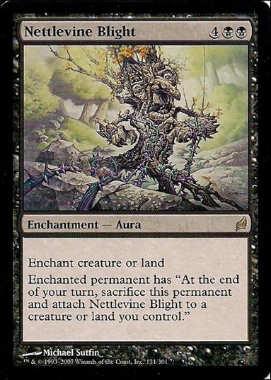 Magic the Gathering: Lorwyn (Base Set) card 131 Nettlevine Blight