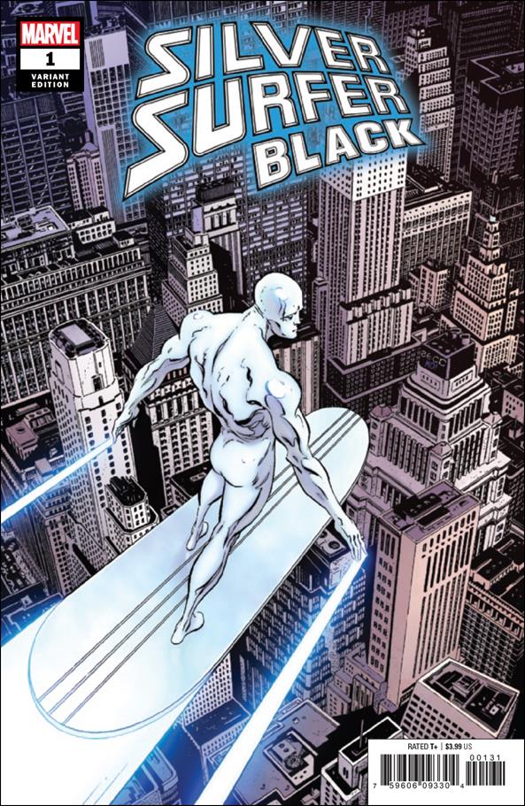 Silver Surfer: Black issue 1-F Mike Zeck 1:100 Cover