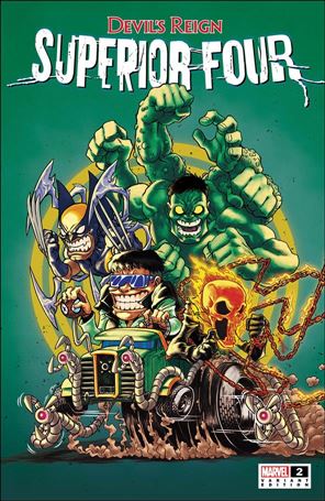 Devil's Reign: Superior Four issue 2-B Superlog Cover