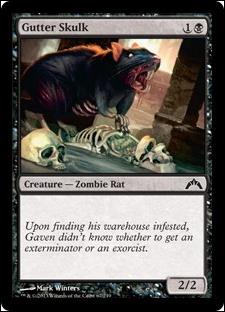 Magic the Gathering: Gatecrash (Base Set) card 67 Gutter Skulk