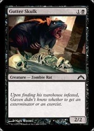 Magic the Gathering: Gatecrash (Base Set) card 67 Gutter Skulk