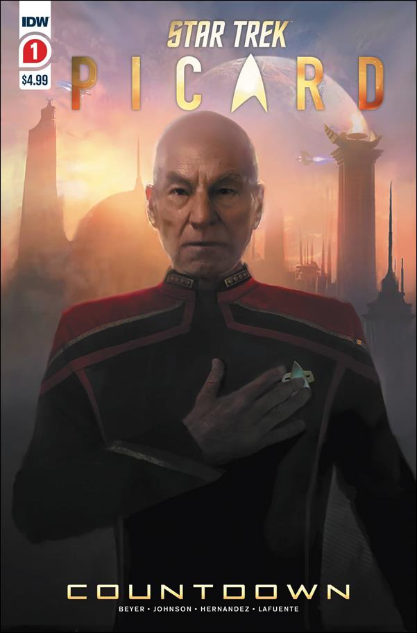 Star Trek: Picard - Countdown issue 1-D Angel Hernandez Cover (2nd Printing)