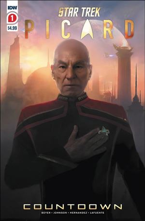 Star Trek: Picard - Countdown issue 1-D Angel Hernandez Cover (2nd Printing)