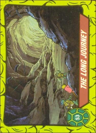 Teenage Mutant Hero Turtles (Ireland) (Base Set) card 53 The Long Journey