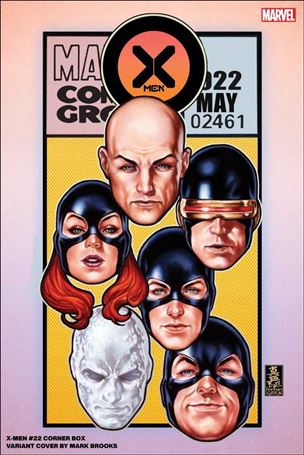 X-Men (2021) issue 22-C Mark Brooks Corner Box Cover