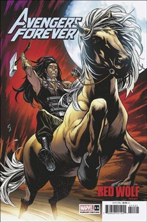 Avengers Forever (2022) issue 11-B Geoff Shaw Red Wolf Cover