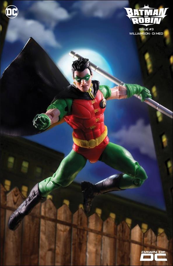Batman and Robin (2023) issue 3-D Robin McFarlane Toys Action Figure Cardstock Cover