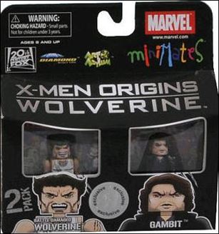 Marvel Minimates (Exclusives) figure 36 Battle Damaged Wolverine and Gambit