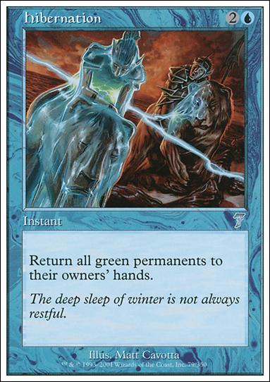 Magic the Gathering: 7th Edition (Base Set) card 79 Hibernation