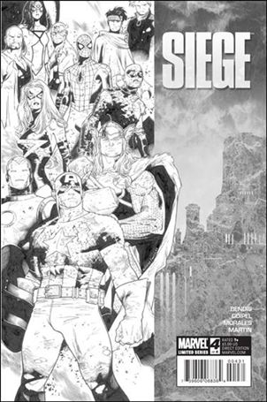 Siege (2010) issue 4-C Olivier Coipel 1:100 Sketch Cover