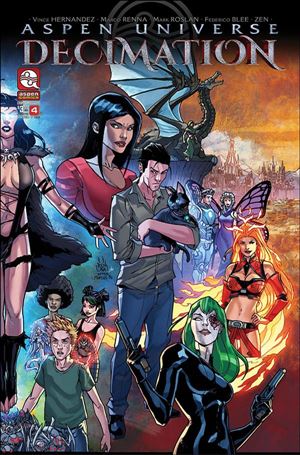 Aspen Universe: Decimation issue 4-B Marco Renna Right Cover