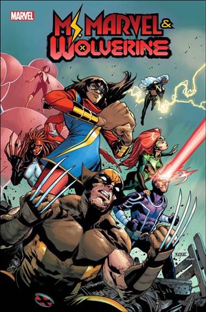 Ms. Marvel & Wolverine issue 1-B Mahmud A. Asrar Cover