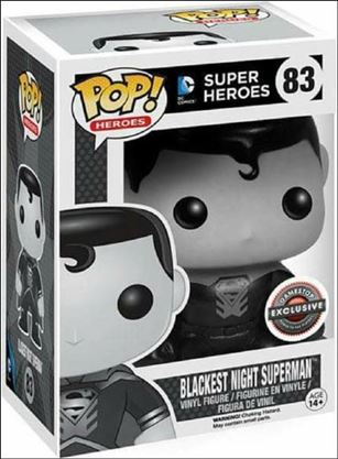 POP! Heroes figure 83 Blackest Night Superman GameStop Exclusive