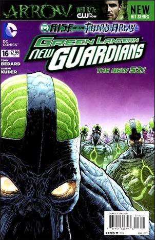 Green Lantern: New Guardians  issue 16 Standard Cover