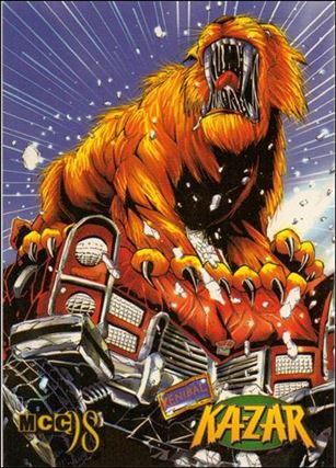 Marvel Creators Collection '98 (Base Set) card 41 Ka-Zar: Zabu