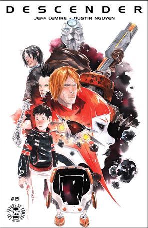 Descender issue 21 Dustin Nguyen Cover