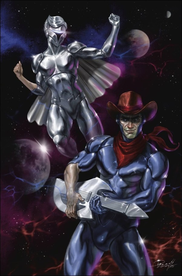 Silverhawks (2025) issue 2-J Lucio Parrillo Metal Virgin Cover