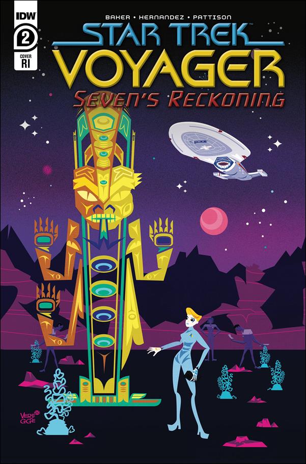 Star Trek: Voyager - Seven's Reckoning issue 2-C Jeffrey Veregge 1:10 Cover