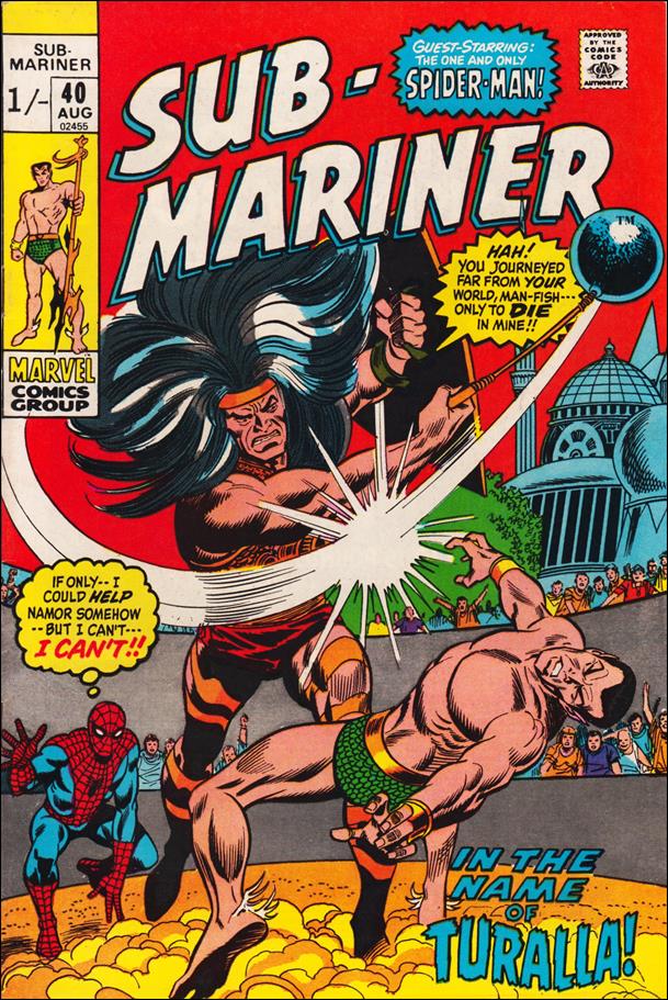 Sub-Mariner (1968) issue 40-B UK Price Cover