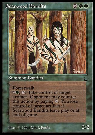 Magic the Gathering: The Dark (Base Set) card 85 Scarwood Bandits