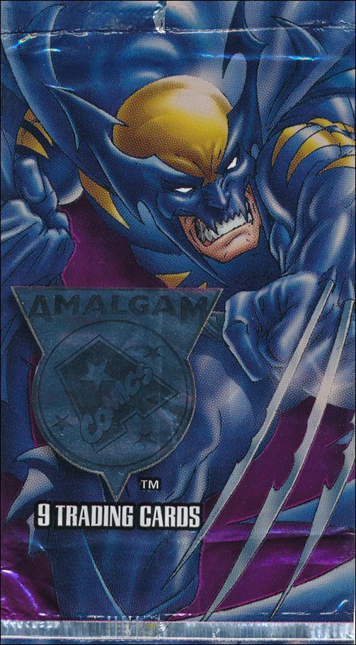 Amalgam Comics card 2-B Sealed Pack - 9 Card Pack