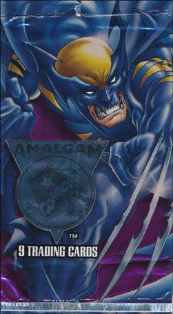 Amalgam Comics card 2-B Sealed Pack - 9 Card Pack