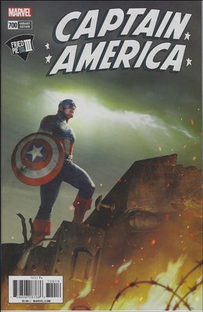 Captain America (1968) issue 700-J Rahzzah Fried Pie Cover