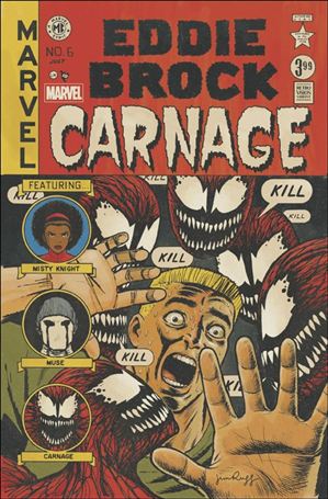 Eddie Brock: Carnage issue 6-B Jim Rugg RetroVision Cover