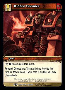 World of Warcraft: Through the Dark Portal (Base Set) card 302 Hidden Enemies
