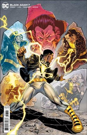 Black Adam issue 7-B Sergio Davila Cardstock Cover