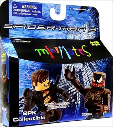 Marvel Minimates figure 49 Transformation Spider-Man and Venom