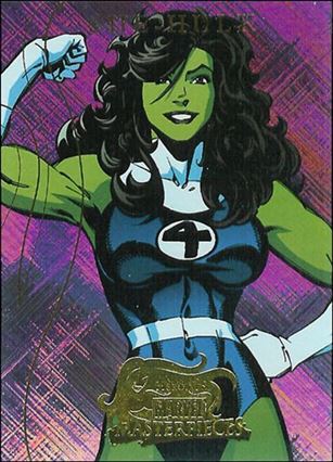 2008 Marvel Masterpieces: Series 2 (Marvel Heroines Subset) card MH6 She-Hulk