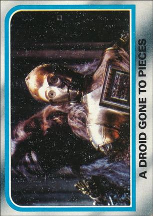 Star Wars: The Empire Strikes Back: Series 2 (Base Set) card 216 A Droid Gone to Pieces