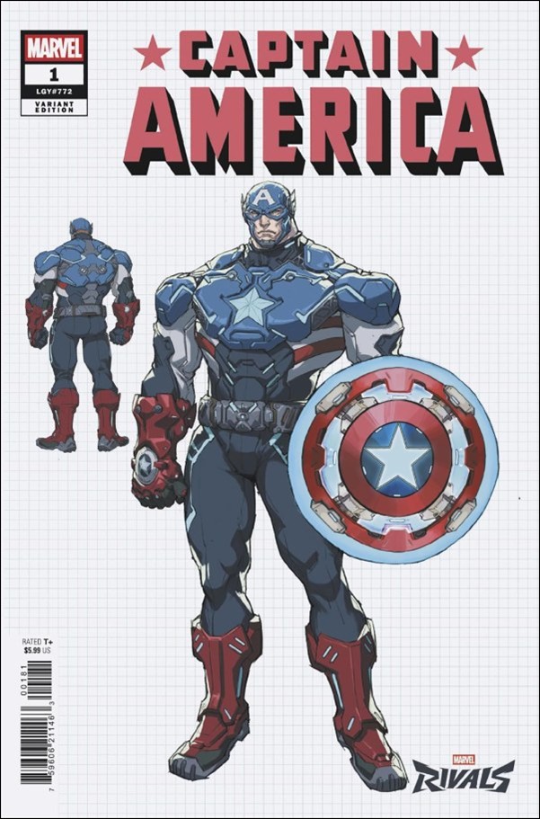 Captain America (2025) issue 1-D NetEase Games Marvel Rivals Cover