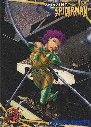 1997 Fleer Ultra Spider-Man (Base Set Blue) card 42 Carolyn Trainer
