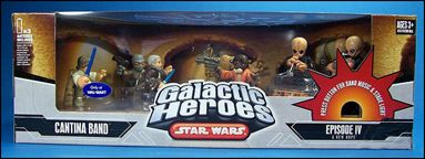 Star Wars: Galactic Heroes Cinema Scenes figure 5 Cantina Band (Wal-Mart Exclusive)