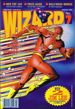 Wizard: The Guide to Comics issue 7-B Flash Cover