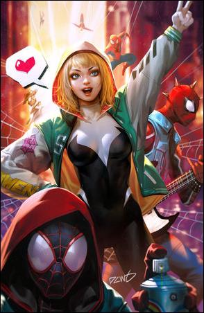 Edge of Spider-Verse (2024) issue 1-J Derrick Chew 1:100 Spider-Gwen Virgin Cover